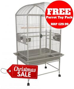 Parrot-Supplies Dakota Dome Top Parrot Cage Stone